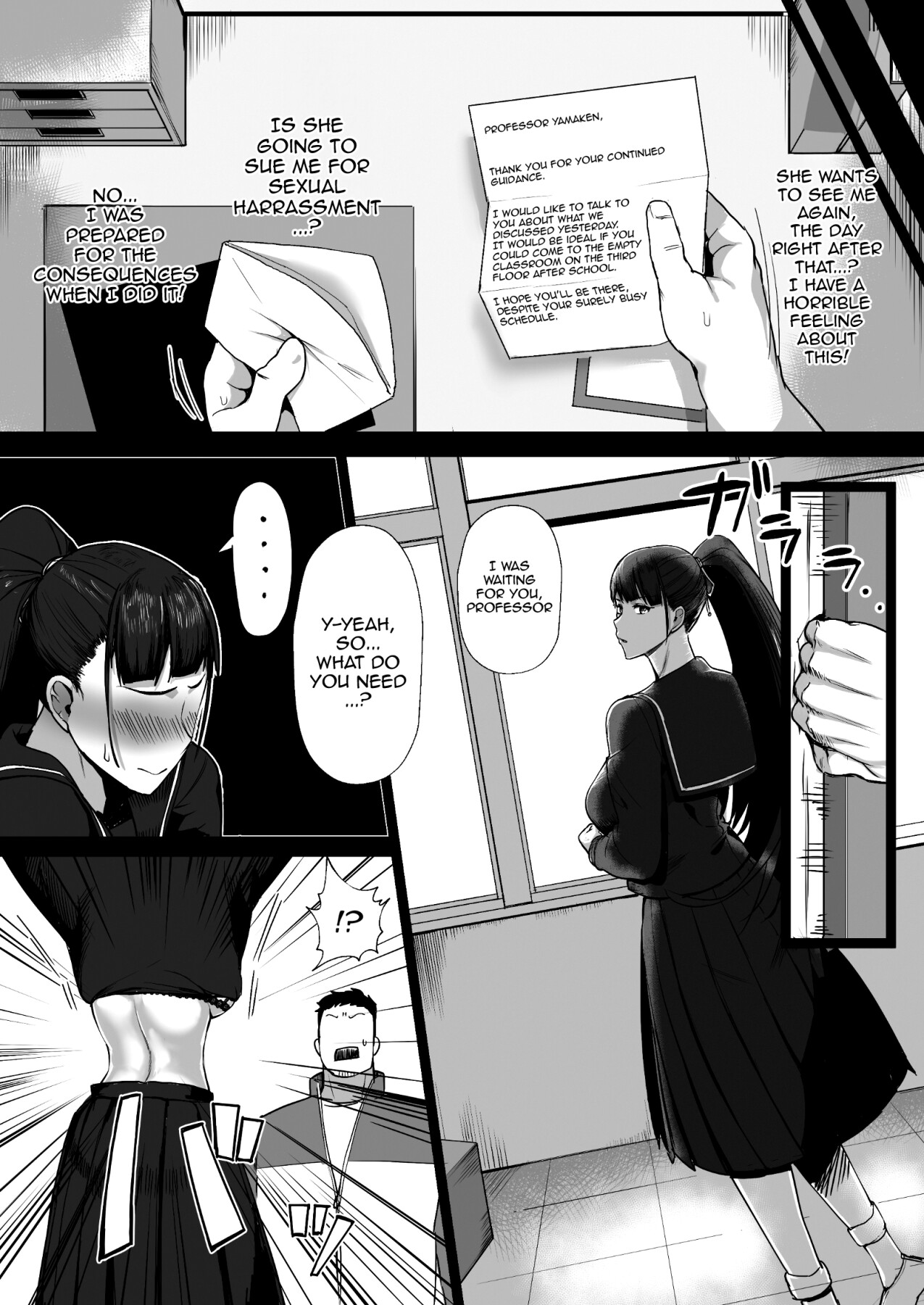 Hentai Manga Comic-The Uptight Model Student Wants To Become The Teacher's Bitch-Read-8